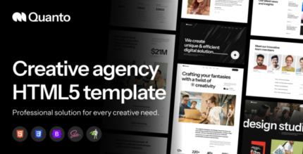 Quanto – Creative agency HTML5 template