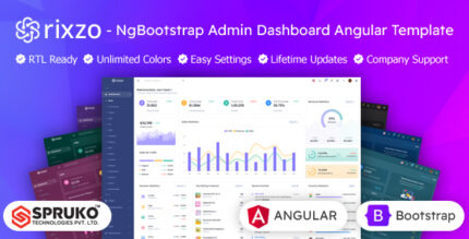 Rixzo - NgBootstrap Admin Dashboard Angular Template