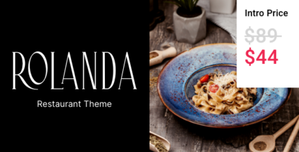 Rolanda - Restaurant WordPress Theme