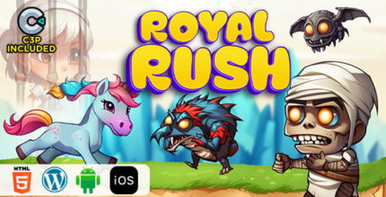 Royal Rush HTML5 Construct 3 Game