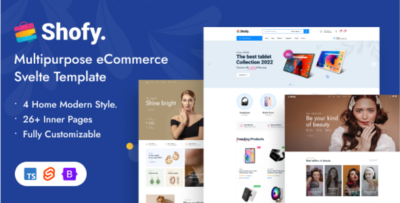 Shofy - Multipurpose eCommerce Svelte Template