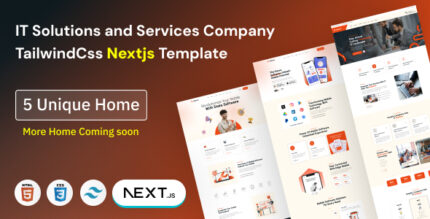 Sobtech - IT Solutions and Services Company Nextjs TailwindCss Template