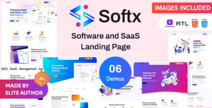 Softx - Software Landing Page