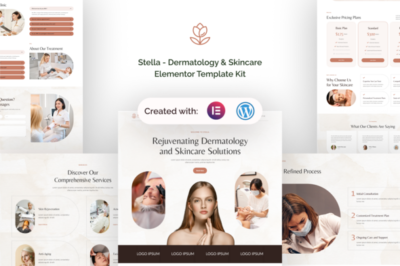 Stella - Dermatology & Skincare Elementor Template Kit