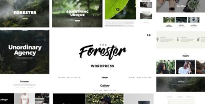 The Forester - Creative Portfolio Clean WordPress Theme