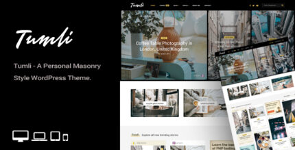 Tumli - A Personal Masonry Style WordPress Theme