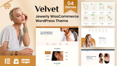 Velvet - Jewelry Store  WooCommerce  WordPress Theme