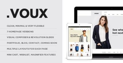 Voux Fashion Shopping Theme