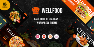 Wellfood - Fast Food Restaurant WordPress Theme