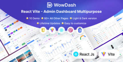 WowDash - React JS (Vite) - Admin Dashboard Template Multipurpose