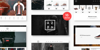 Azen Clean Minimal Shop HTML Template