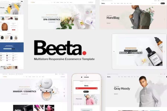 Beeta Fashion OpenCart Theme Included Color Swatches