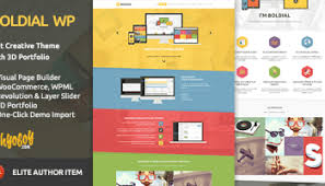 Boldial WP Flat Creative Theme with D Portfolio