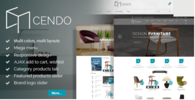 Cendo Responsive Prestashop Furniture Theme