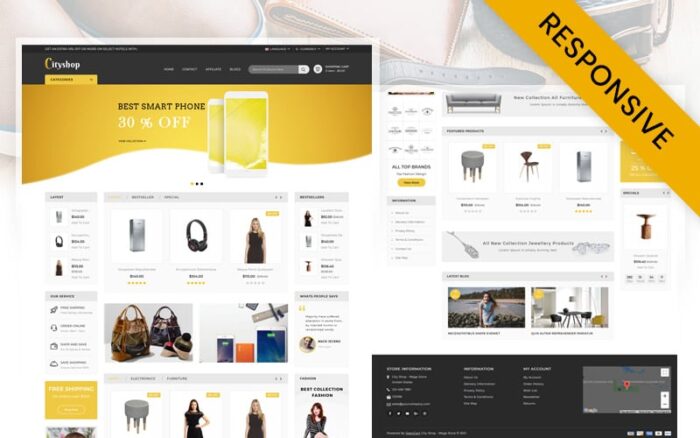 Cityshop Multipurpose Store OpenCart Template