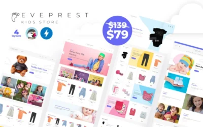 Eveprest Kids Kids Store PrestaShop Theme