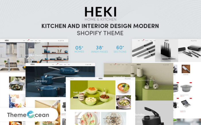 Heki Kitchen Interior Design Modern Shopify Theme