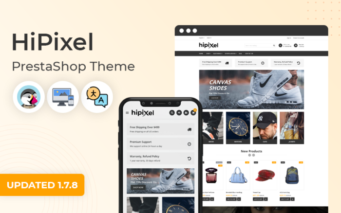 HiPixel Premium Fashion Responsive Prestashop Theme
