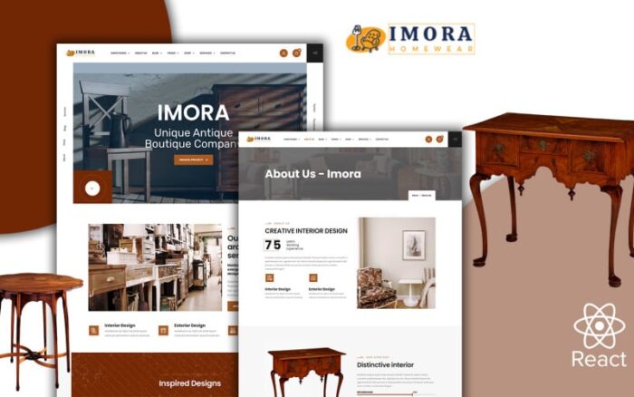 Imora Antique React Template