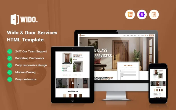 Interior Furniture Responsive Landing Page Template