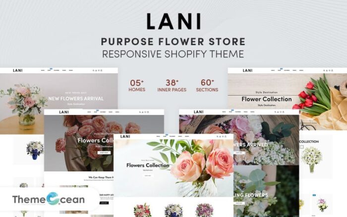 Lani Multi Purpose Flower Store Shopify Theme