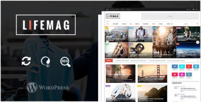 LifeMag Responsive HTML Magazine Template