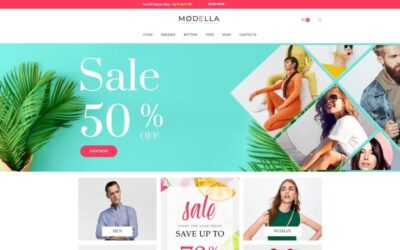 Modella Fashion Store Elementor WooCommerce Theme