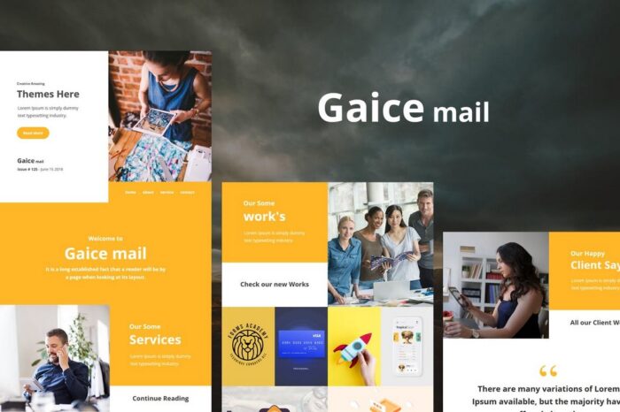 Personal Page Responsive Newsletter Template