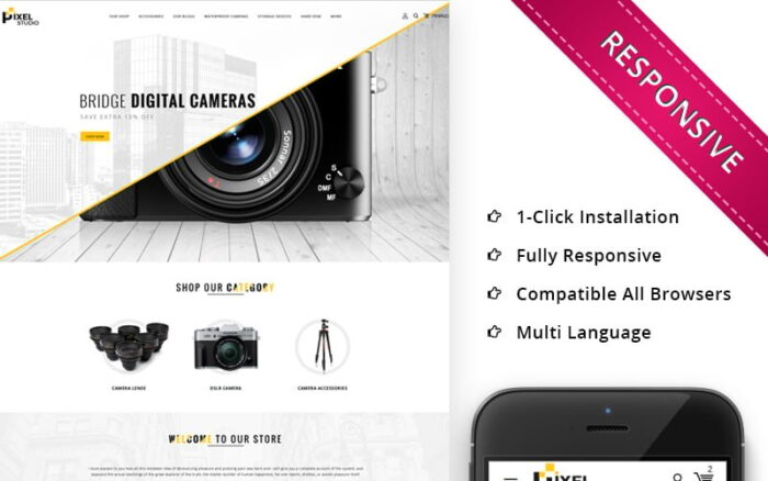 Pixelstudio The Electronic Store PrestaShop Theme