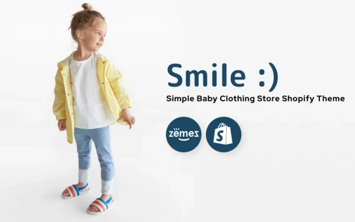 Smile Simple Baby Clothing Store Shopify Theme