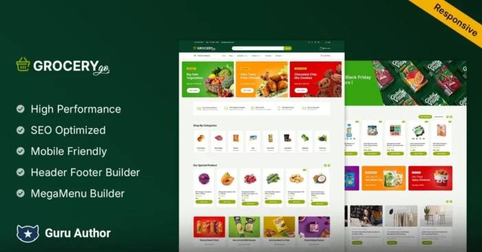 Supermarket Multipurpose Wordpress Elementor Template WooCommerce Theme
