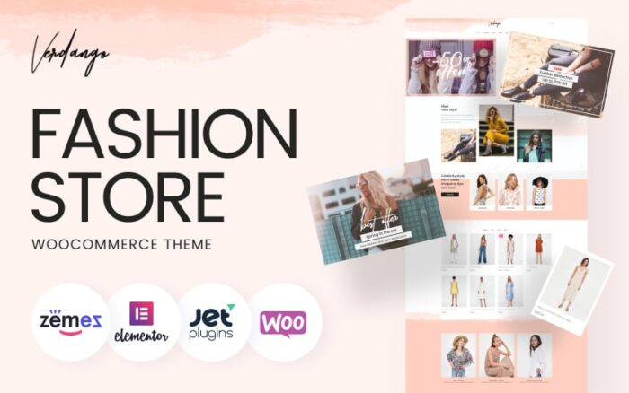 Verdango Fashion Store Elementor WooCommerce Theme