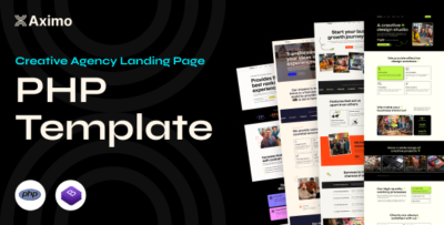 aximo creative agency php template