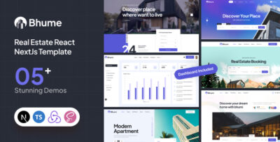 bhume real estate react nextjs template