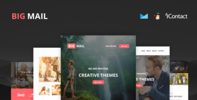 big mail responsive e mail template online access