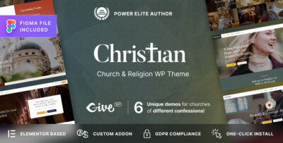 christian church wordpress theme