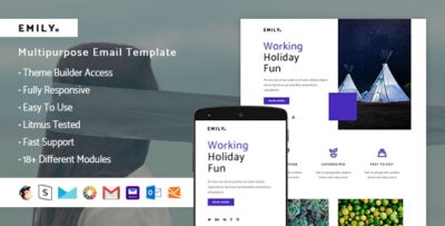 emily – responsive html email stampready mailchimp campaignmonitor compatible files