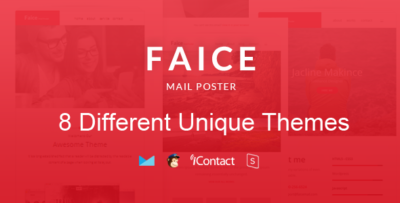 faice mail 8 unique responsive email set online access