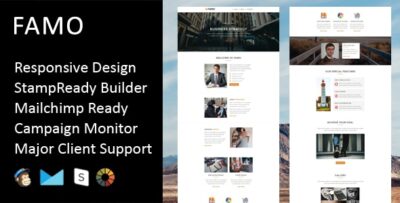 famo multipurpose responsive email template stampready builder