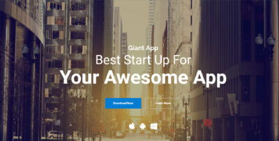 giant app an app landing template solution