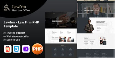 lawfrm law firm php template