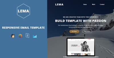 lema responsive multipurpose email stampready builder