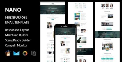 nano multipurpose responsive email template stampready builder