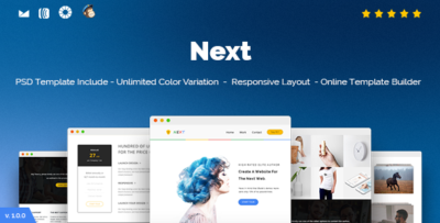 next responsive email and newsletter template