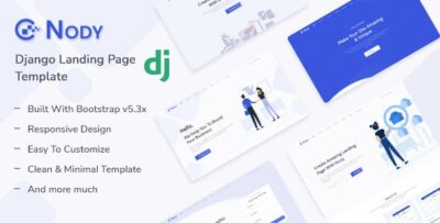 nody django landing page template