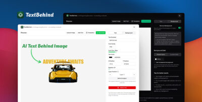 textbehind ai image text placement — no masking no hassle