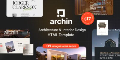 archin architecture interior design html template