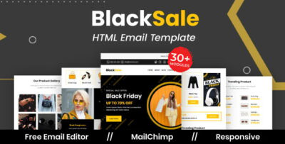 blacksale multipurpose responsive email template