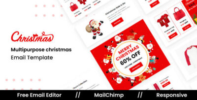 christmas multipurpose responsive email template