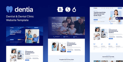 dentia — dentist dental clinic website template